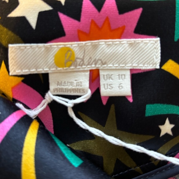 Boden Satin Bias-Cut A-Line Mini Skirt--Sz 6 - Picture 10 of 13